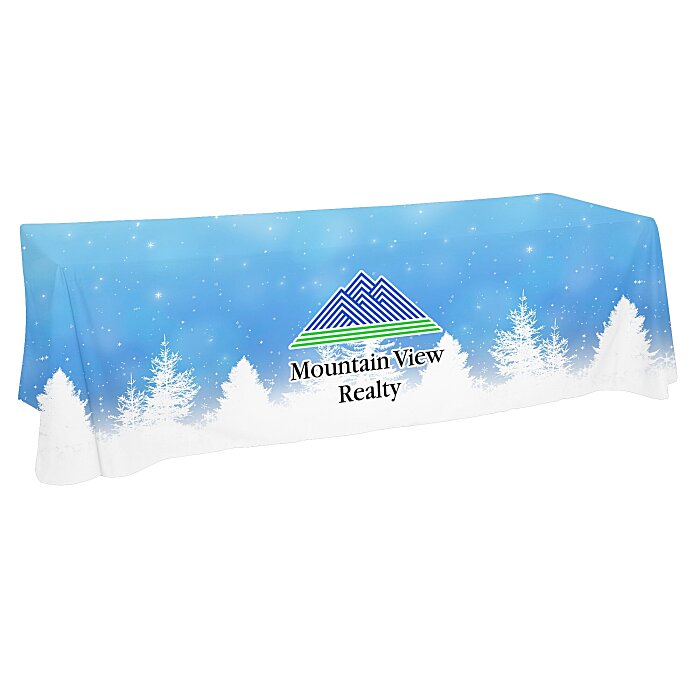 Custom ReCover Serged Open-Back Table Throw - 8 feet