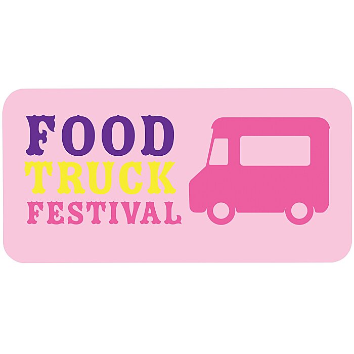 Custom Button Sheeted Stickers - Rectangle - 1